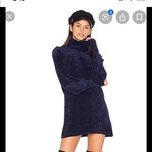Free People New Moon Tunic Turtleneck Mini Dress